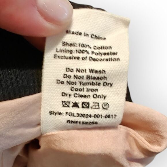 Avec Les Filles Black lac mesh overlay zip hood bomber jacket size XL - Picture 5 of 6